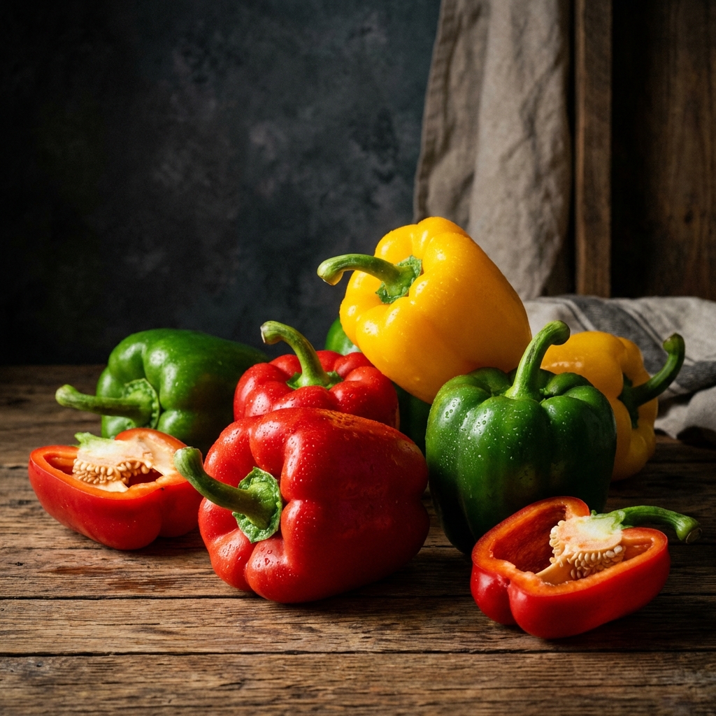 Bulk Tri-Color Capsicum (Red, Yellow, Green) Supplier Mumbai